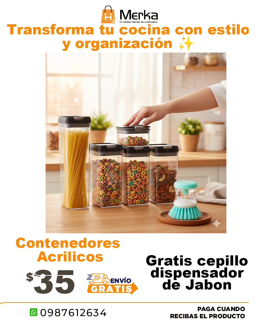 CONTENEDORES ACRILICOS