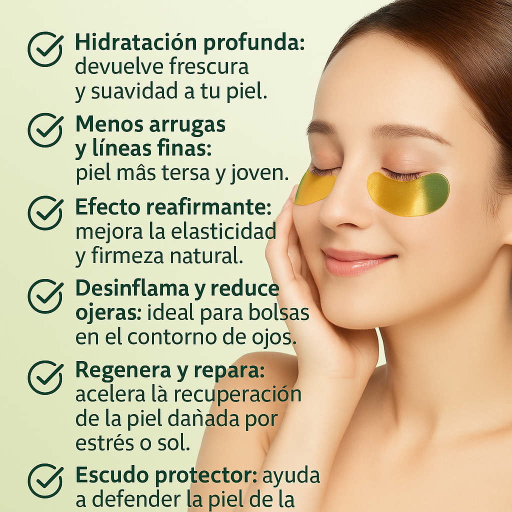 PARCHES DE COLAGENO KISS CROWN AGUACATE