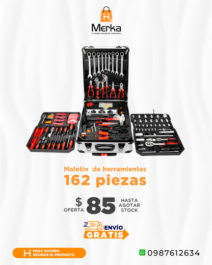 Kit de herramientas profesional  — 162 piezas